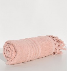 Serviette invité HANNIBAL  saumon  2