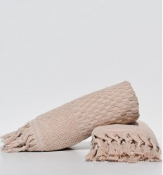 Serviette invité HAMILCAR beige  2