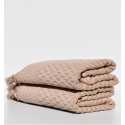 Serviette invité HAMILCAR beige foncé 