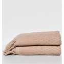 Serviette invité HAMILCAR beige foncé 