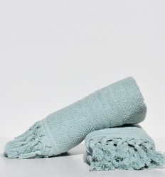 Serviette invité HANNIBAL vert  2