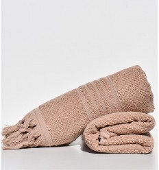 serviette invité HANNIBAL beige foncé  2