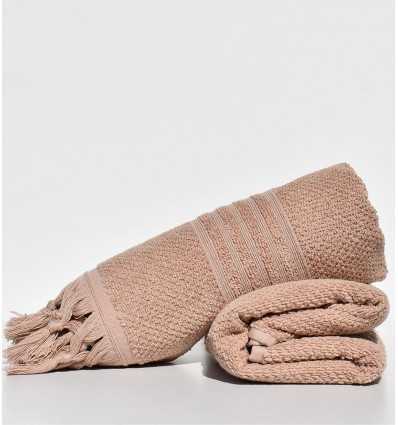 serviette invité HANNIBAL beige foncé