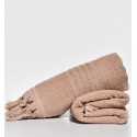 serviette invité HANNIBAL beige foncé 