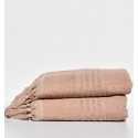 serviette invité HANNIBAL beige foncé 