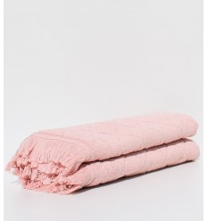 Draps de bain  Elyssa saumon  2