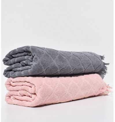 Draps de bain  Elyssa saumon