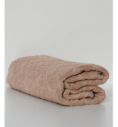 Draps de bain Elyssa beige foncé