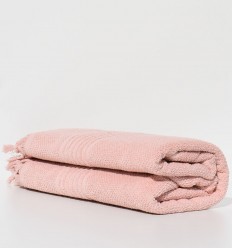 Draps  de bain HANNABAL saumon  2