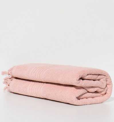 Draps  de bain HANNABAL saumon 