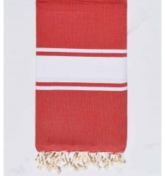 Fouta rouge 