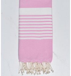 Fouta arthur rose bonbon clair 