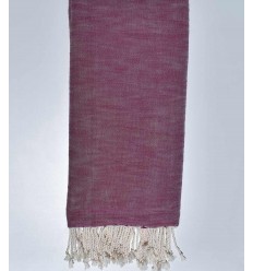 Jeté flammé prune 270*200cm 