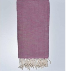 Jeté flammé vieux rose 270*200 