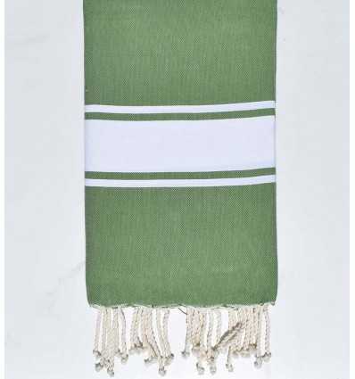 Fouta Plate Fouta vert avocat