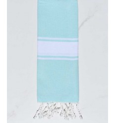 Fouta enfant plate vert eau Fouta Tunisia - 1