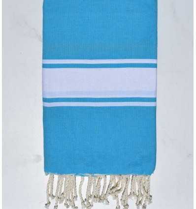 Fouta Plate bleu azur Fouta Tunisia - 2