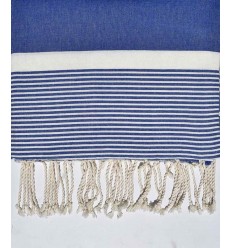 Jeté moyenne 1.5*2.5m bleu jean  - 1