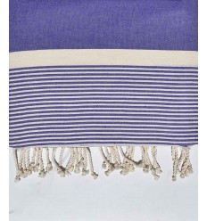 Jeté moyenne 1.5*2.5m bleu lavande foncé  - 1