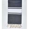 Fouta Plate bleu marine  - 1