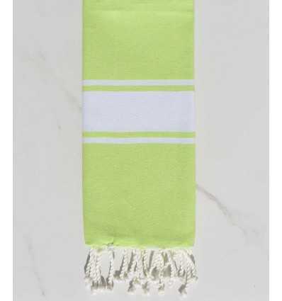 Fouta enfant vert lime