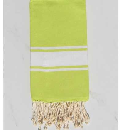 Fouta Plate vert anis