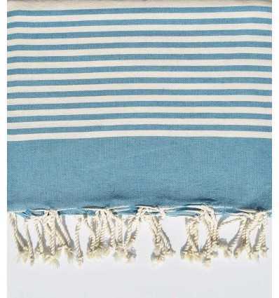 JETé bleu canard avec rayures  - 2