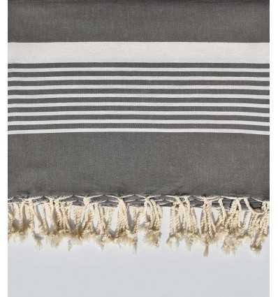 Jeté gris taupe 2m*2.80m  - 2