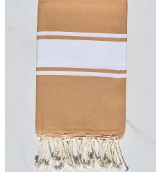 Fouta plate ocre  - 1