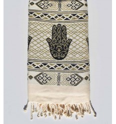 Fouta khomsa noire Fouta Tunisia - 1