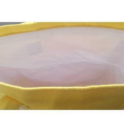 Sac de plage fouta jaune fluo Fouta Tunisia - 2