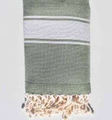 Fouta éponge vert pale Fouta Tunisia - 2 2