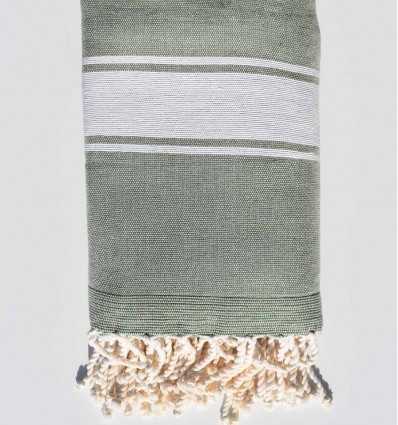 Fouta éponge vert pale Fouta Tunisia - 1