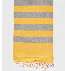 Éponge jaune et gris Fouta Tunisia - 1