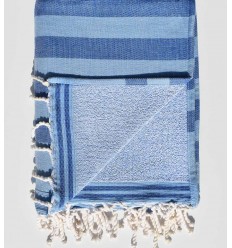 éponge couleur bleu clair et bleu  - 1 2