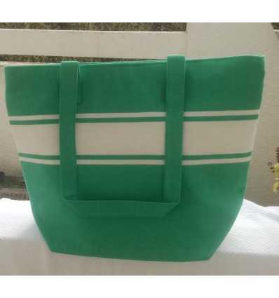 Sac de plage vert clair