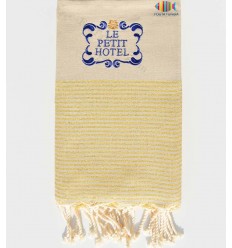 Serviette de plage personnalisée le petit hotel Fouta Tunisia - 2 2