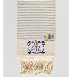 Serviette de plage personnalisée le petit hotel Fouta Tunisia - 2