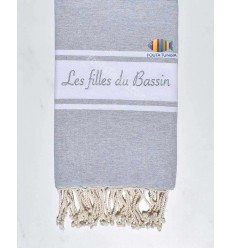 Serviette de plage brodée les filles du bassin Fouta Tunisia - 2 2