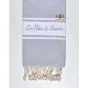 Serviette de plage brodée les filles du bassin Fouta Tunisia - 1