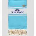 Serviette de plage brodée l'esplanade Fouta Tunisia - 1