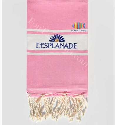 Serviette de plage brodée l'esplanade Fouta Tunisia - 2