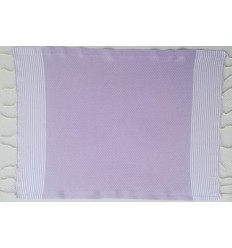 Lot de 10 serviettes de table parme Fouta Tunisia - 2 2