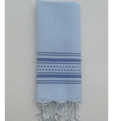 Mini fouta bleu bleuet