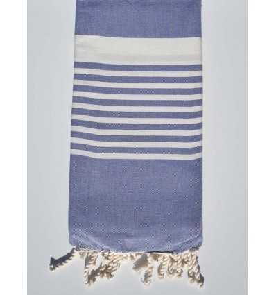 serviette de plage arthur bleu lavande