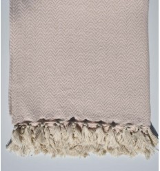 Plaid rose bébé Fouta Tunisia - 1