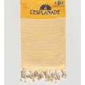 Serviette de plage nid d'abeille broderie l'esplanade Fouta Tunisia - 2