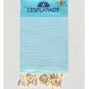 Serviette de plage nid d'abeille broderie l'esplanade Fouta Tunisia - 3