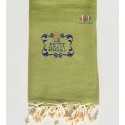 Serviette de plage personnalisée le petit hotel Fouta Tunisia - 5