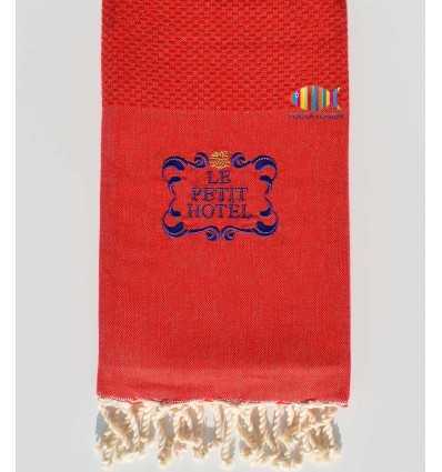 Serviette de plage personnalisée le petit hotel Fouta Tunisia - 8